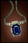 Photograph of the Bismarck sapphire necklace (NMNH G4753)